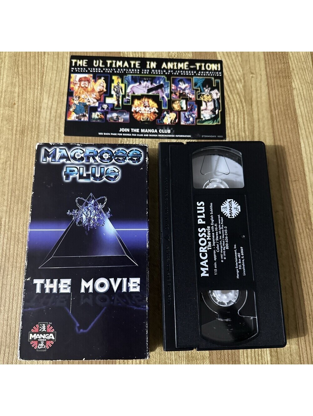 Macross Plus - The Movie Vhs Subbed Vintage Anime